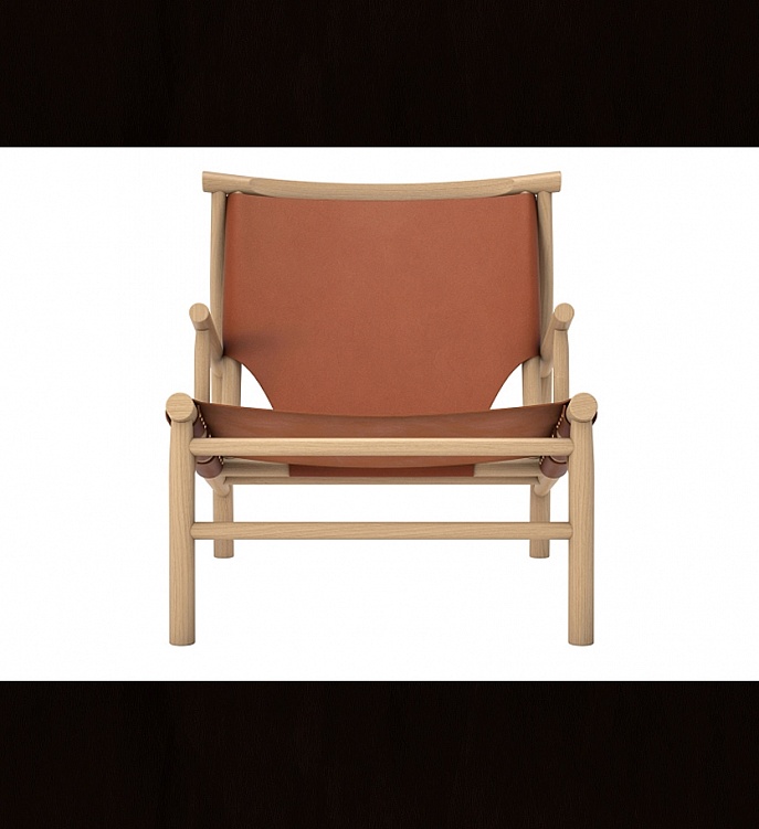 Кресло Samurai Chair - Cognac Leather фабрики NORR11 Фото N2